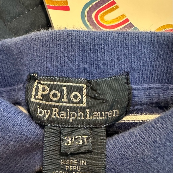 Polo by Ralph Lauren boys in royal blue stripes - Picture 2 of 3